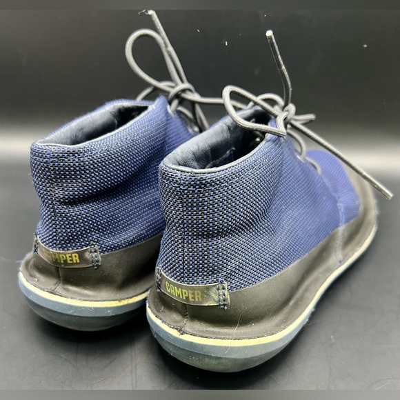 Camper- Beetle, Womens Blue and Black Shoes,‎ Size:39